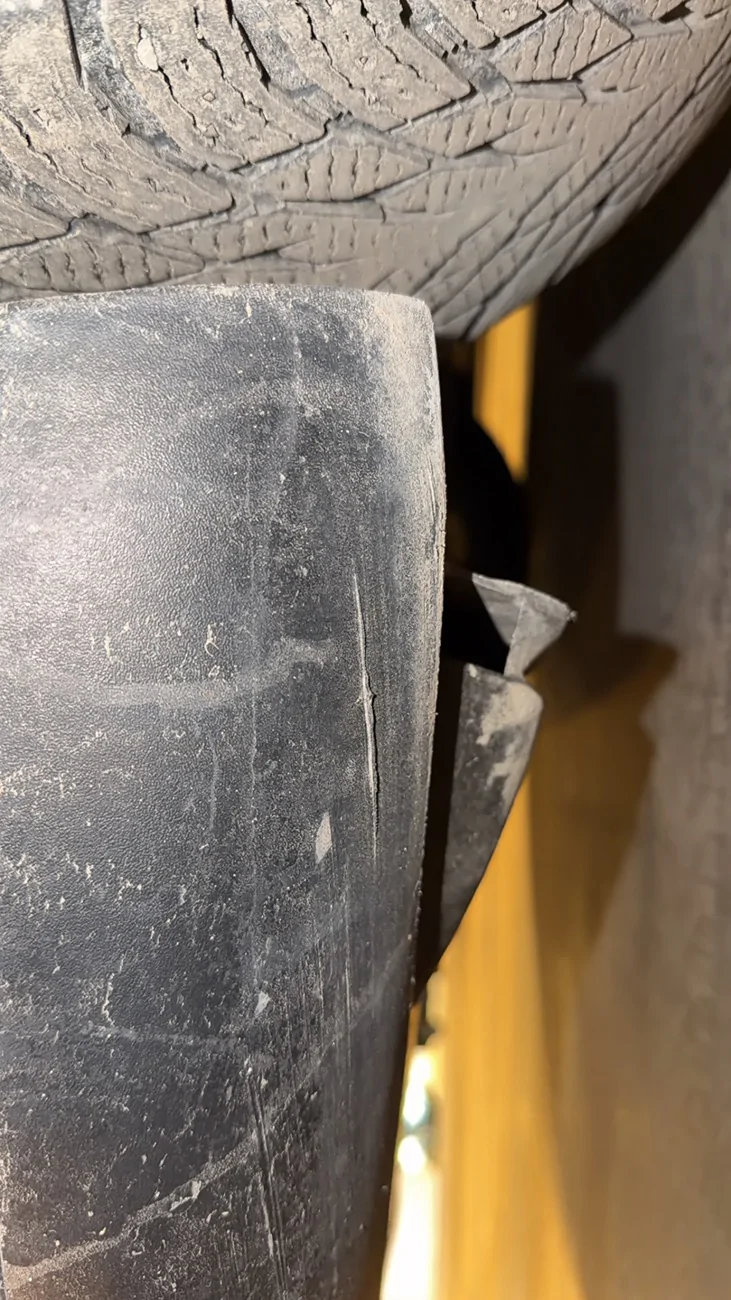 Porsche Taycan Should I fix this scratch under front bumper or leave it? IMG_0892