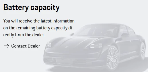 Porsche Taycan Approved used car pick up - won’t provide history 1769203623353-xj