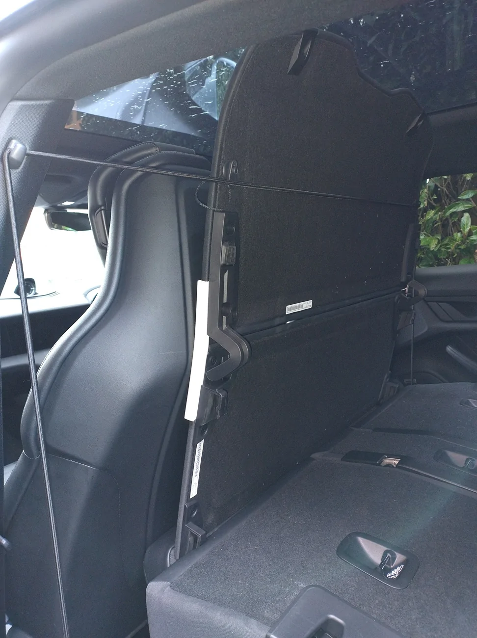 Porsche Taycan Luggage partition net for CT with sunroof IMG_20260124_120553269