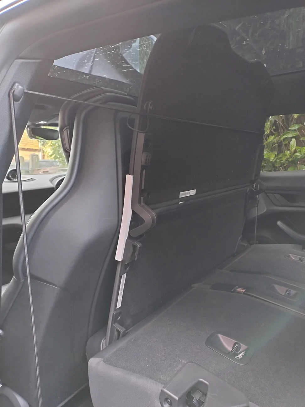 Porsche Taycan Luggage partition net for CT with sunroof IMG_20260124_120541875_HDR