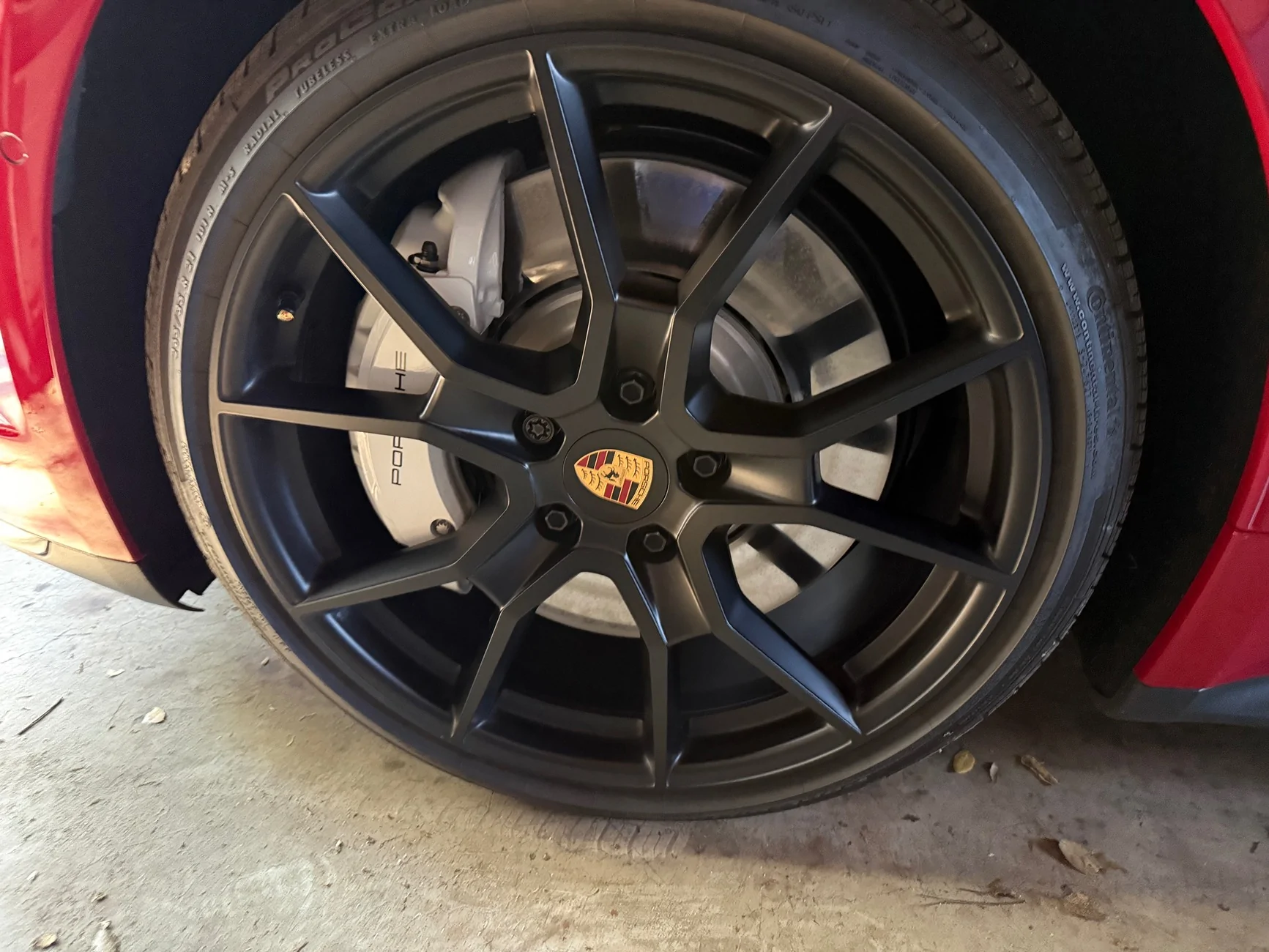 Porsche Taycan PSCB: Slight scraping sound from front left wheel when in motion IMG_6025