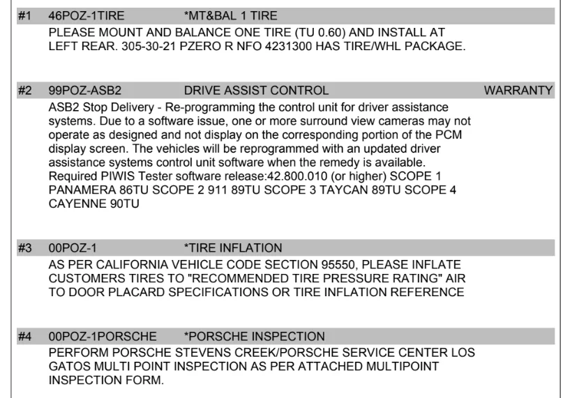 Porsche Taycan Or, sh*tty back up cameras ;)  [Porsche Recalls 173,000 Vehicles Over Faulty Backup Cameras] Screenshot 2026-01-22 164226