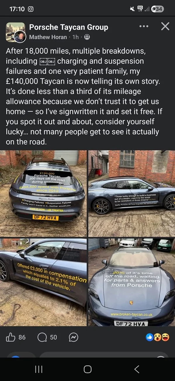 Porsche Taycan [opinion] - hmmm…VW/Audi/Porsche _IS_ in trouble… [⚠️ ADMIN WARNING: NO INSULTING / POLITICALLY CHARGED POSTING] 7a59d227-c12e-4784-adb3-bc13f080440