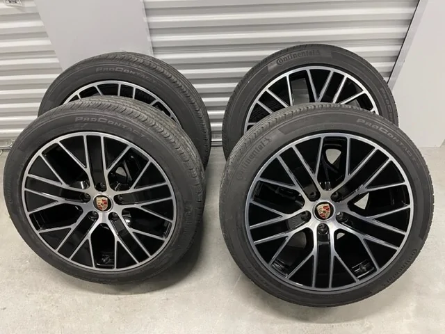 Porsche Taycan For Sale: Porsche Taycan OEM SET 20” AERO Wheels With Continental Tires. 15
