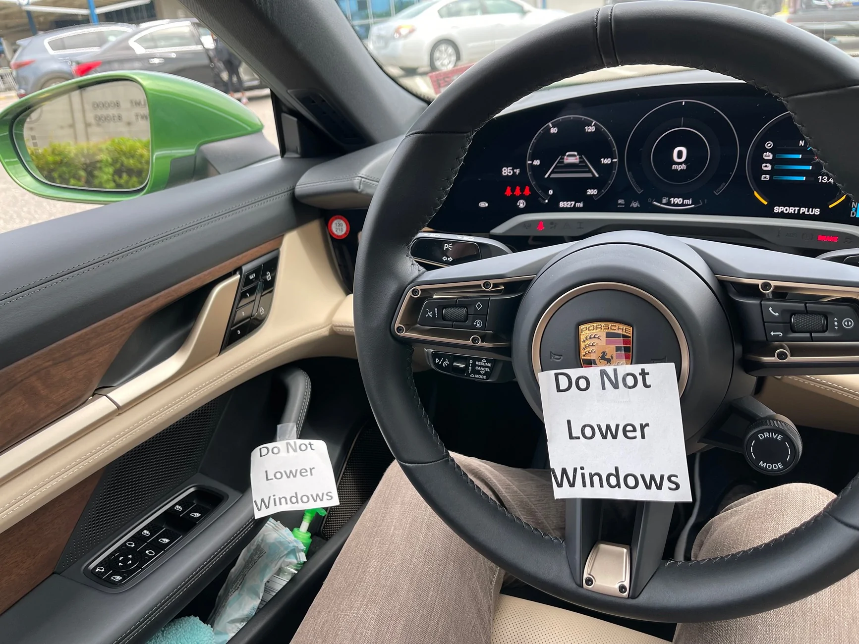 Porsche Taycan Anyone spec the "Paldao" interior trim?  How do you like it? 1770594600742-my