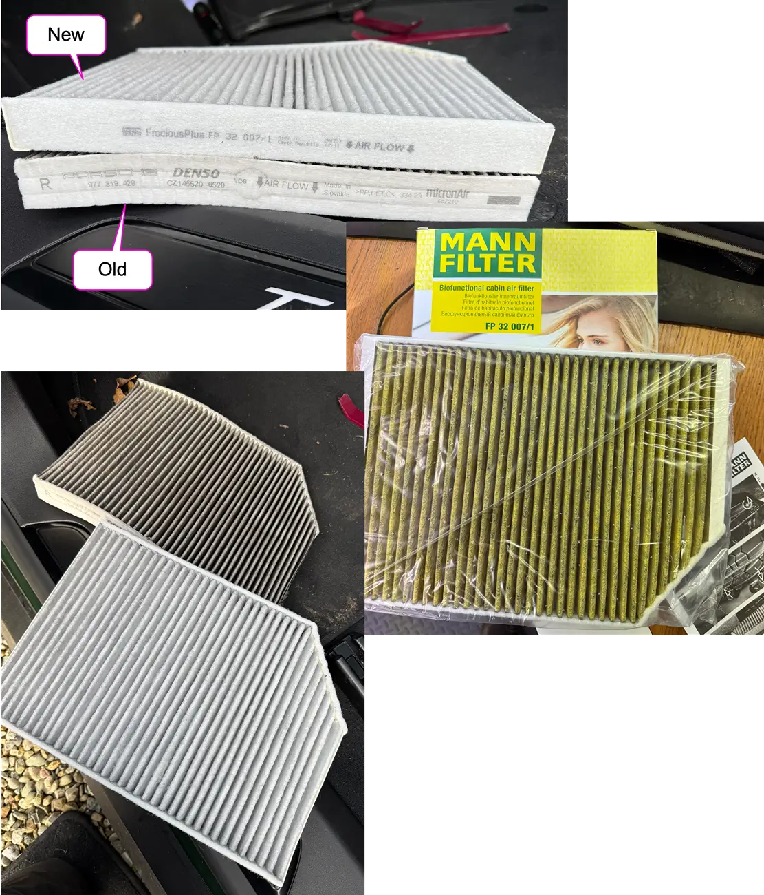 Porsche Taycan J1.2 Pollen Filter filter