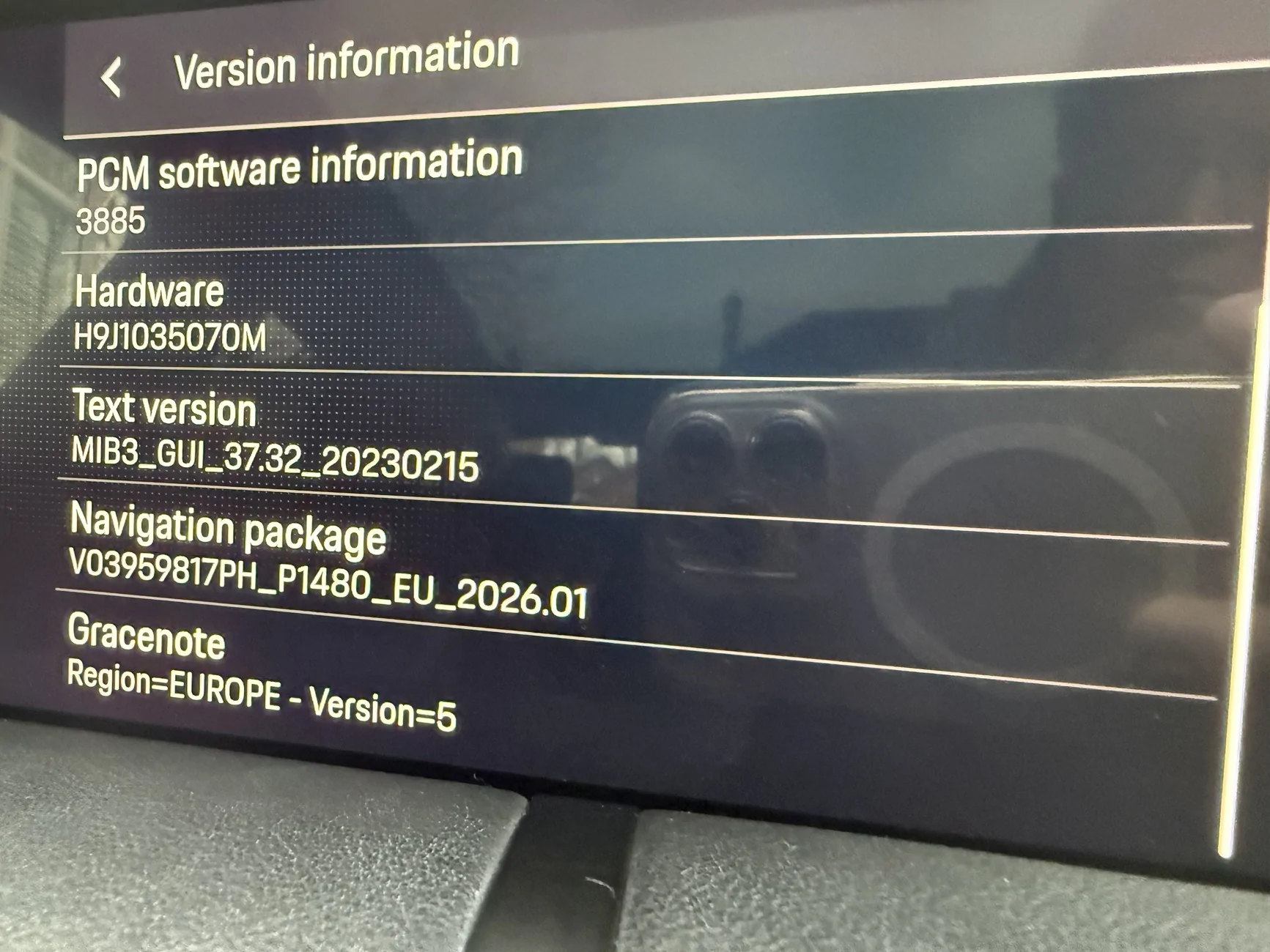 Porsche Taycan EU/UK: Ongoing navigation issues PCM-1
