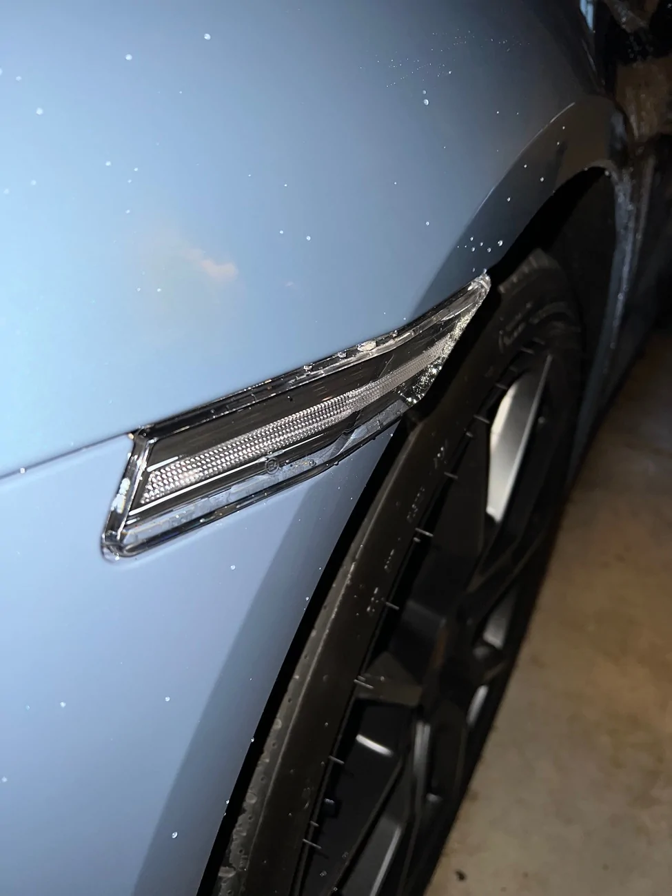 Porsche Taycan Tinted PPF headlights IMG_1147