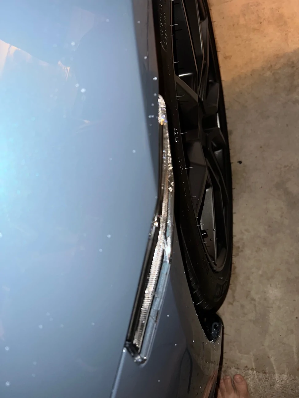 Porsche Taycan Tinted PPF headlights IMG_1148