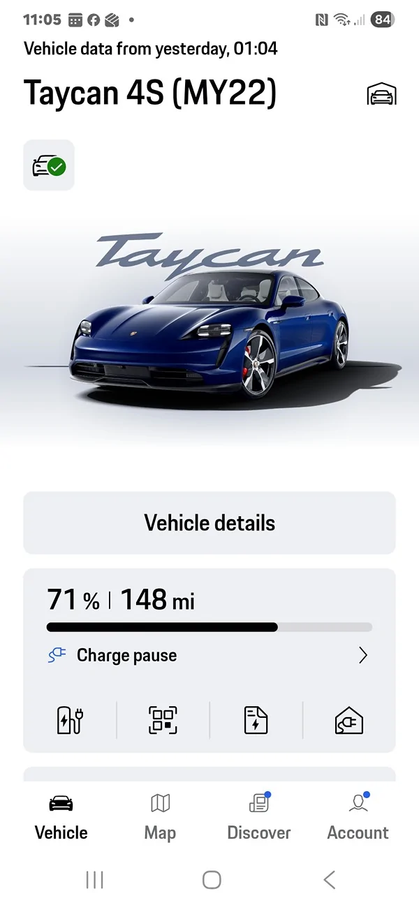 Porsche Taycan Are porsche servers down? Screenshot_20260212_110539