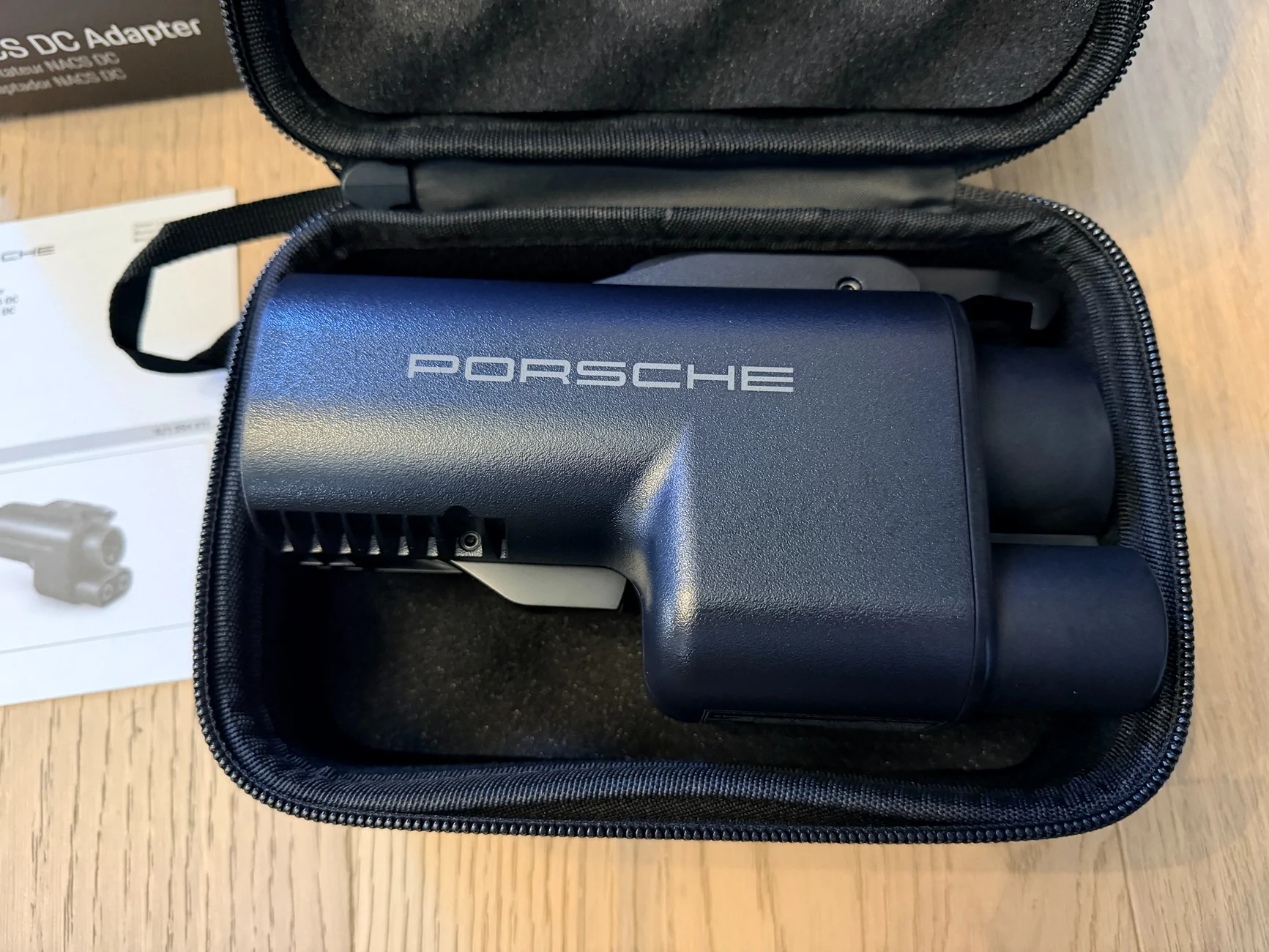 Porsche Taycan FS: Porsche OEM NACS DC adapter IMG_0425