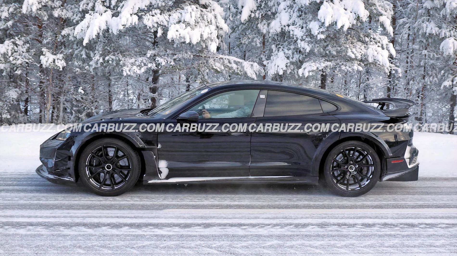 Porsche Taycan Even higher performance Taycan model spied in testing (Taycan RS model?) porsche-taycan-gt-rs-9