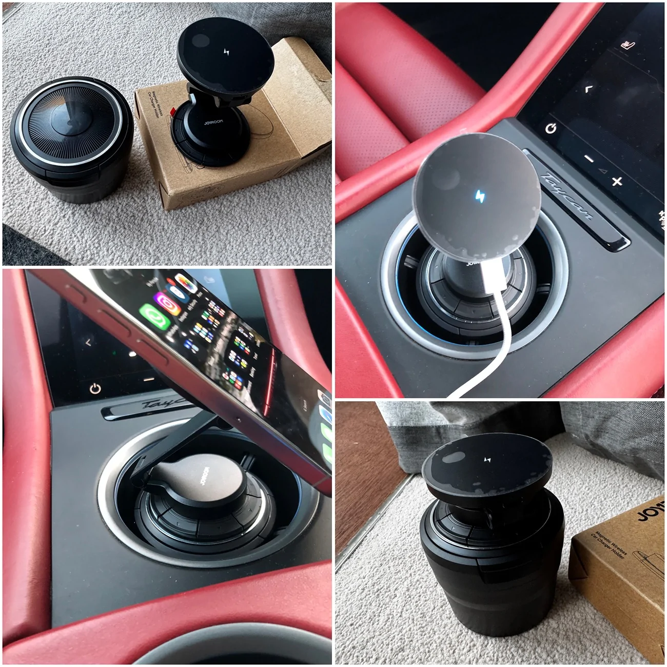 Porsche Taycan Magnetic Phone Charger Idea: Need 3D Engineering & Printing Help! photo-output