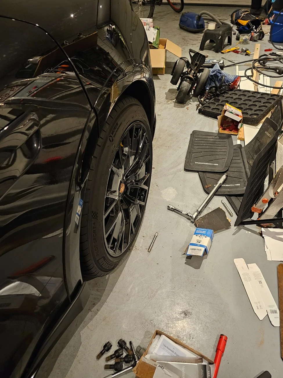 Porsche Taycan Spacers….? 20260213_163320