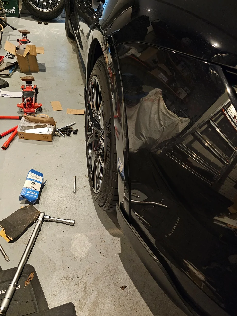 Porsche Taycan Spacers….? 20260213_163303