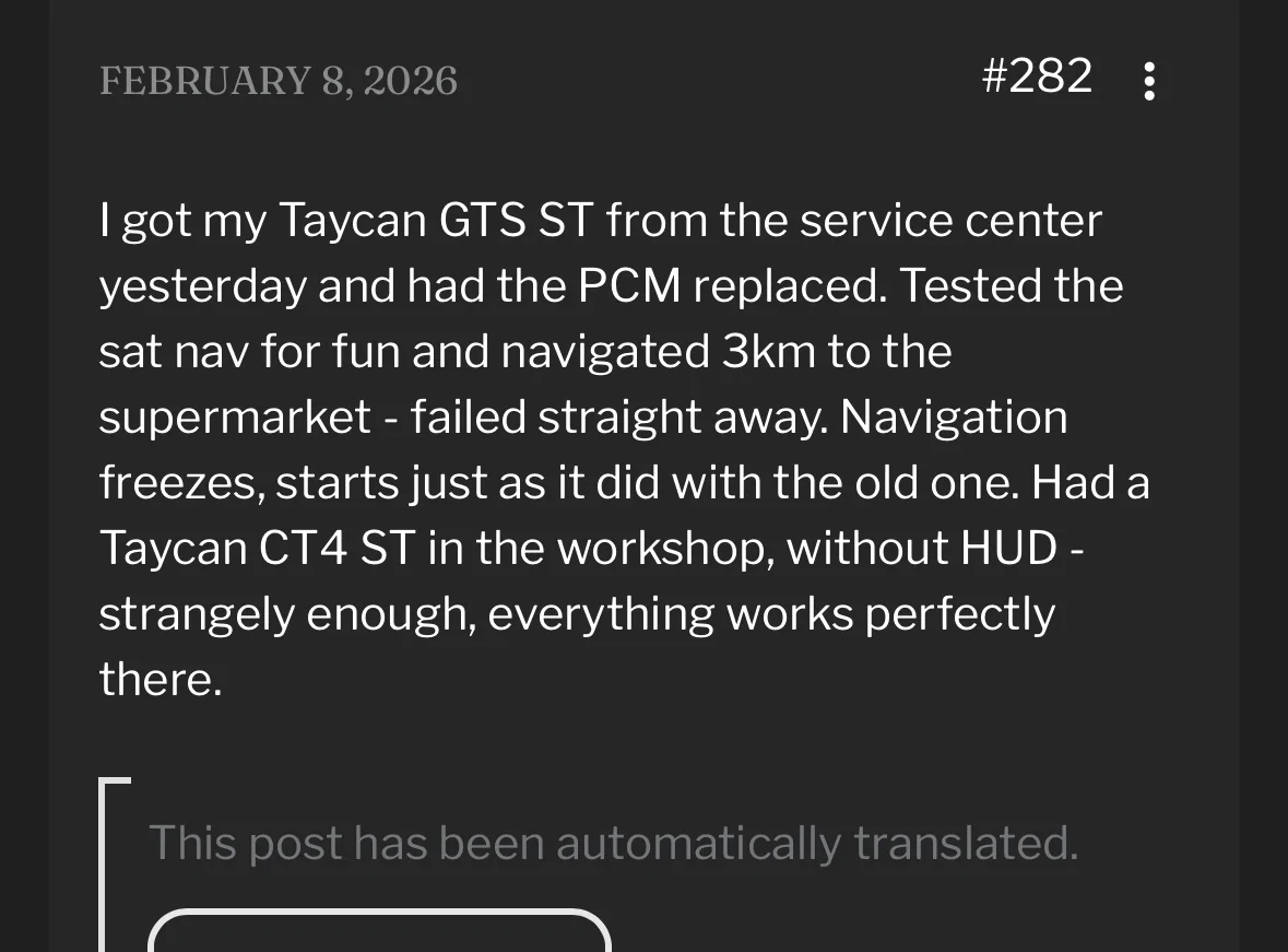 Porsche Taycan EU/UK: Ongoing navigation issues IMG_0280