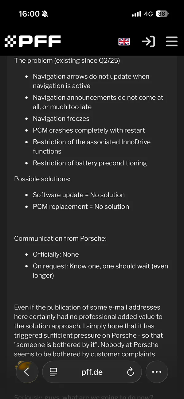 Porsche Taycan EU/UK: Ongoing navigation issues IMG_0279