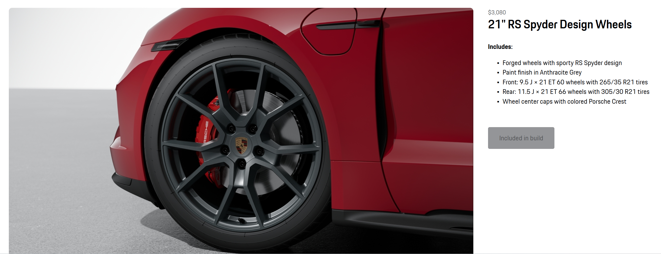 Porsche Taycan Paint or powder coat CT wheels 1LABZ6m