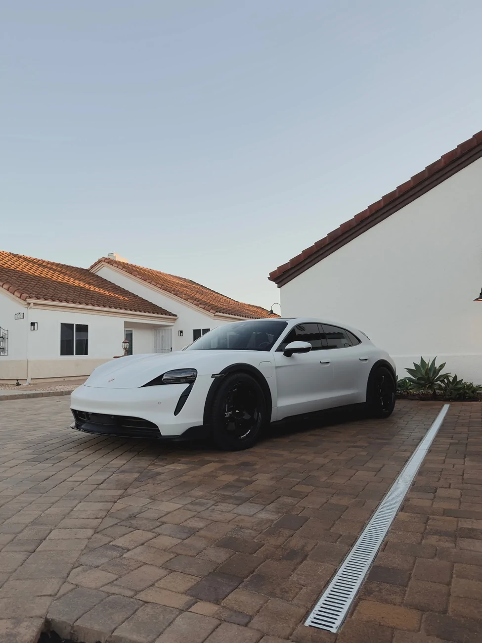 Porsche Taycan Another White Taycan in SoCal IMG_0558