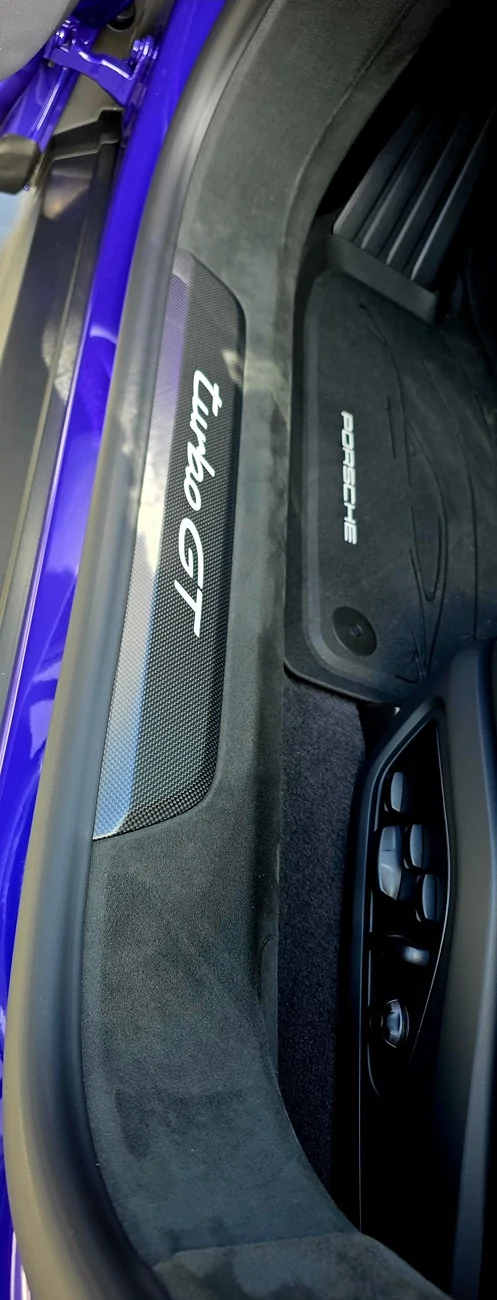 Porsche Taycan Race Tex door sills 20260220_132408