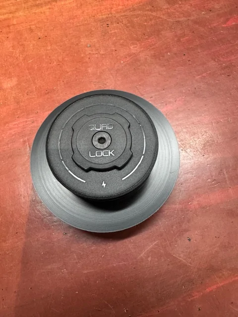 Porsche Taycan Taycan Support to Quad Lock Phone Holder (Custom DIY part) IMG_0054