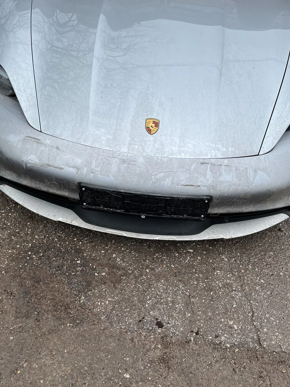 Porsche Taycan 4s Taycan crash and repair - longest repair story ever with photos accident img 4