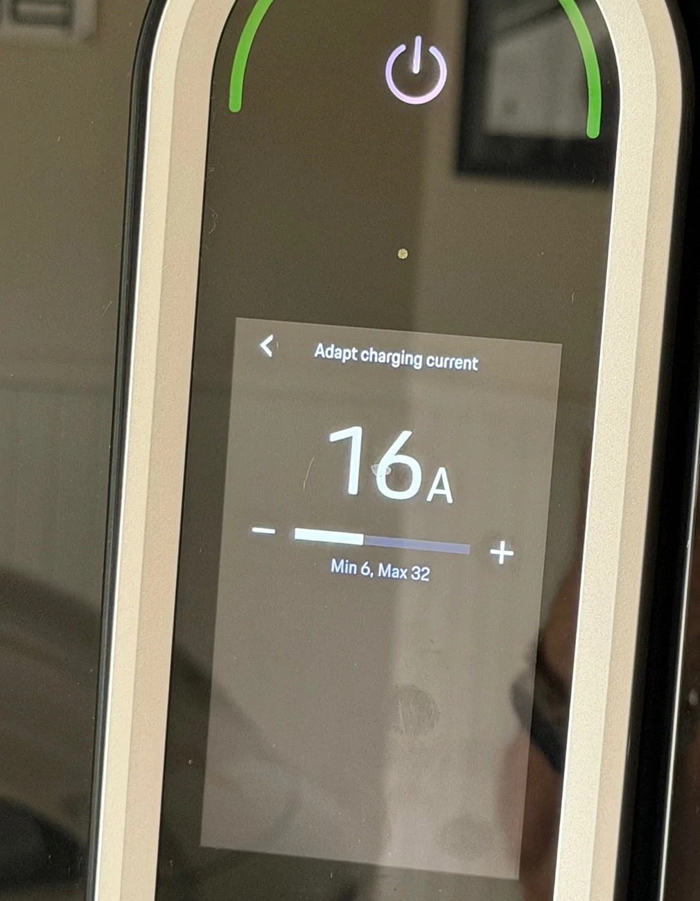 Porsche Taycan Level 2 charging rate with a 50 amp capacity IMG_1750