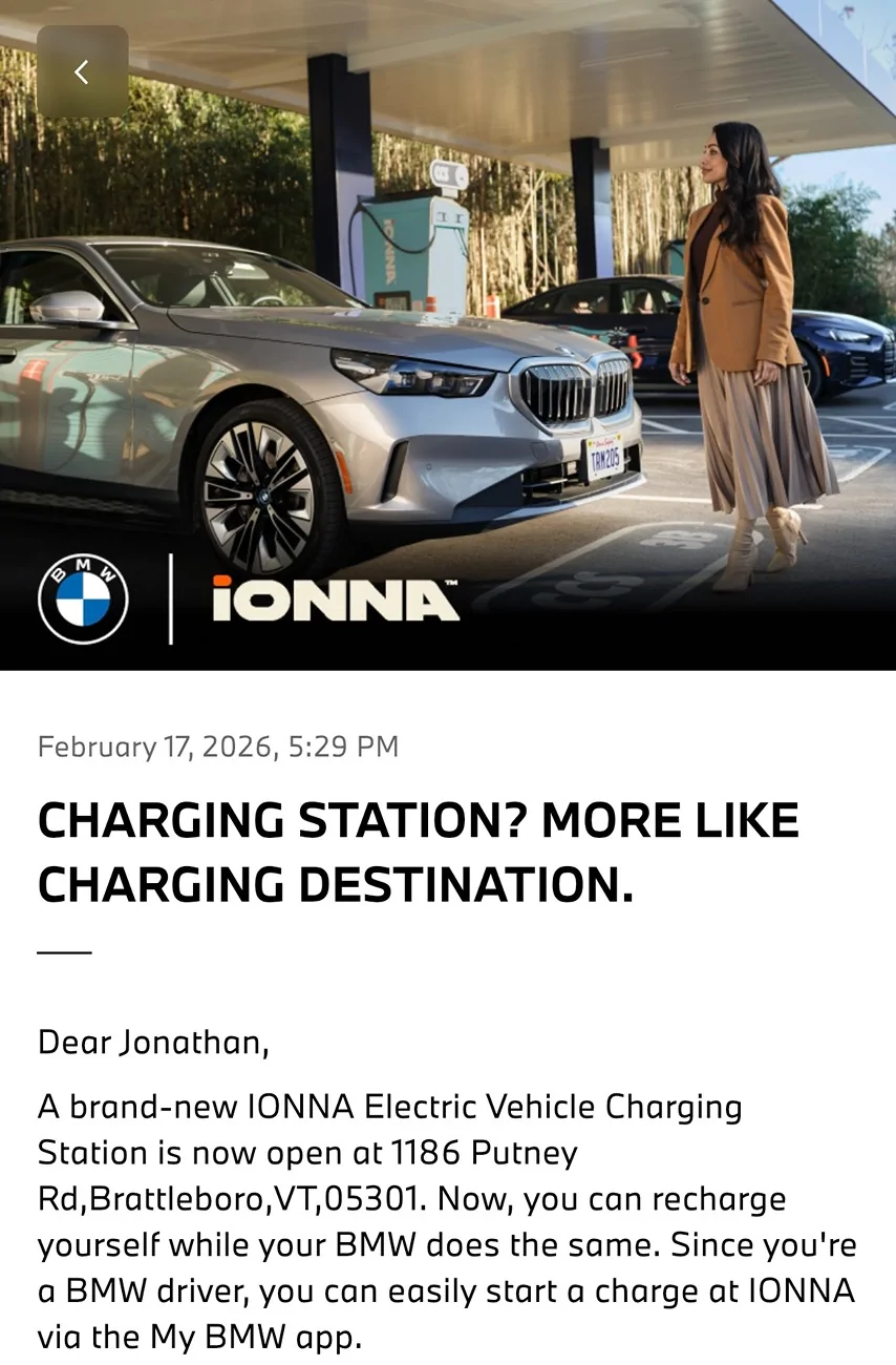Porsche Taycan "I Charged The 2026 BMW iX At This Ionna Rechargery. It Was My Best Pit Stop Ever" - article IMG_3256