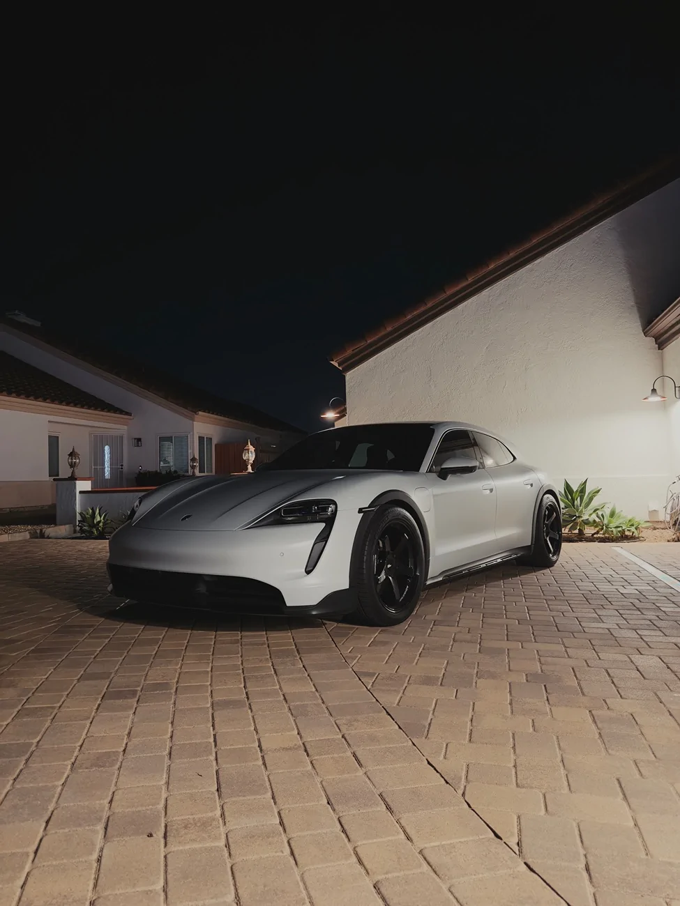 Porsche Taycan Another White Taycan in SoCal IMG_0543