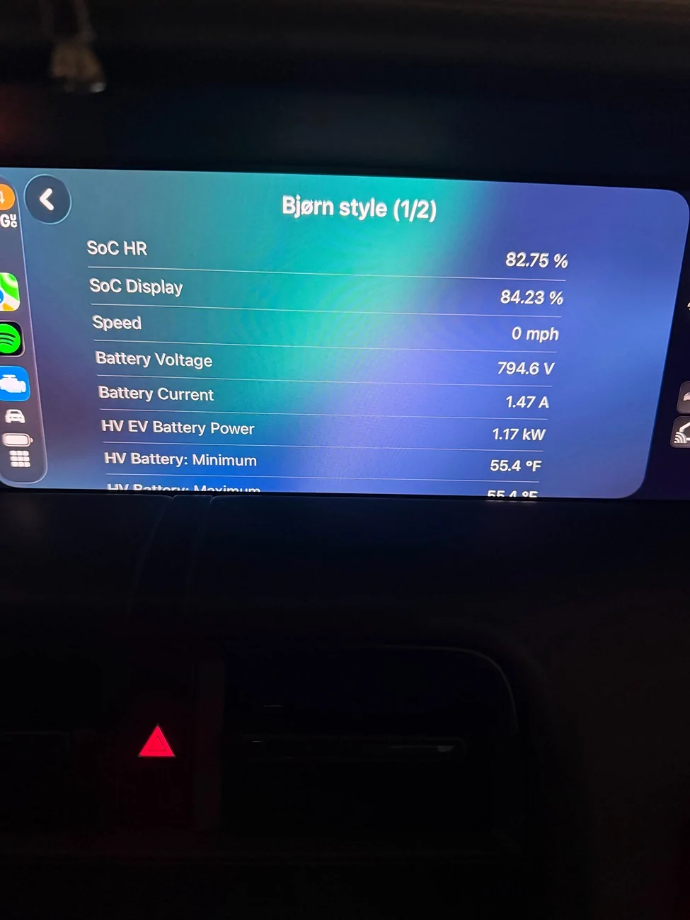 Porsche Taycan 99.4% SoH after 100,000 km on my 2021 J1.1 -- Can it be true? Dashboard2