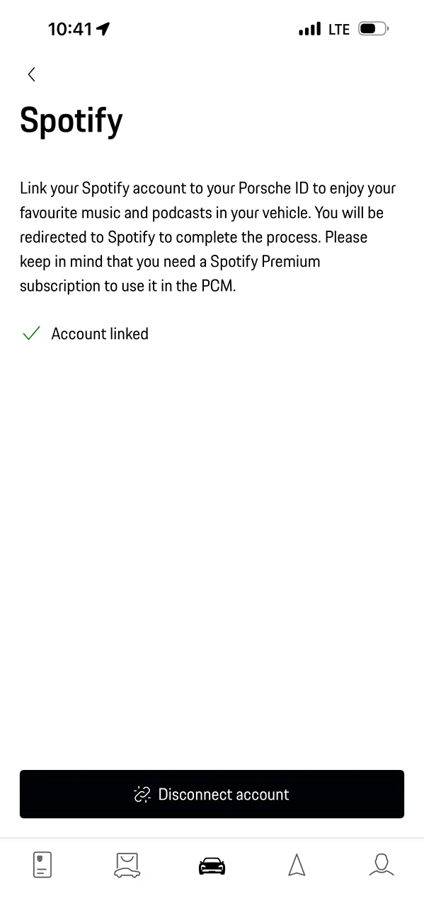 Porsche Taycan All the Spotify errors... 02_already_registered