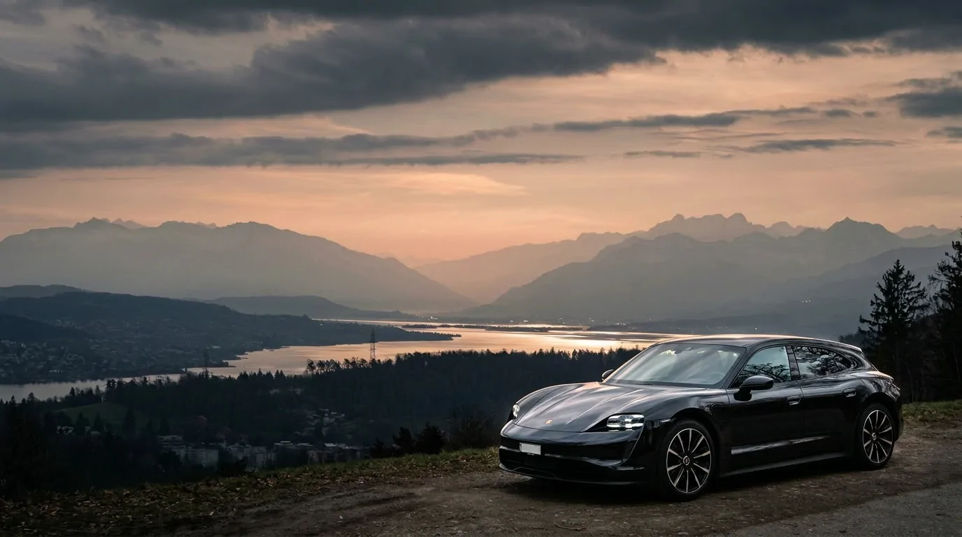 Porsche Taycan Location! Location! Location!  Post Artistic Photos of Your Taycan with Scenery generated-imag