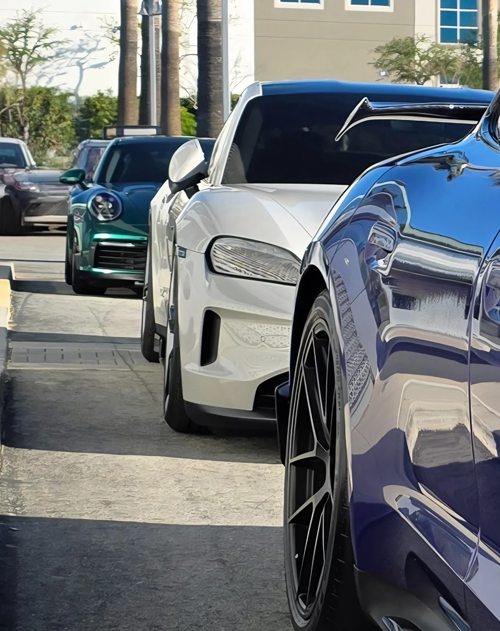 Porsche Taycan Carbon Fiber Diffuser Installed 20260308_084721(1)