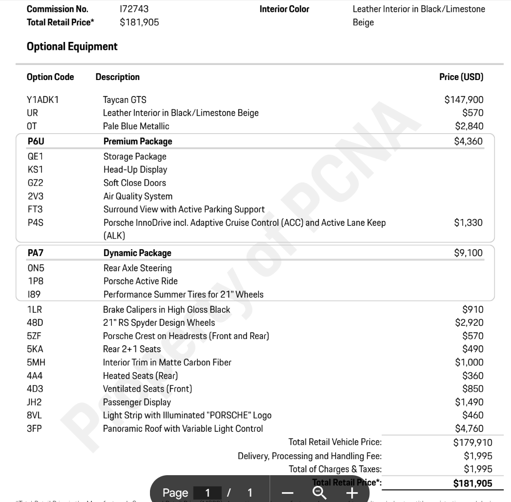 Porsche Taycan [March 2026 Update] - Porsche's ONLY OTA update hobbles North American Taycans to max 9.6 kW charge rate… sd8scg0