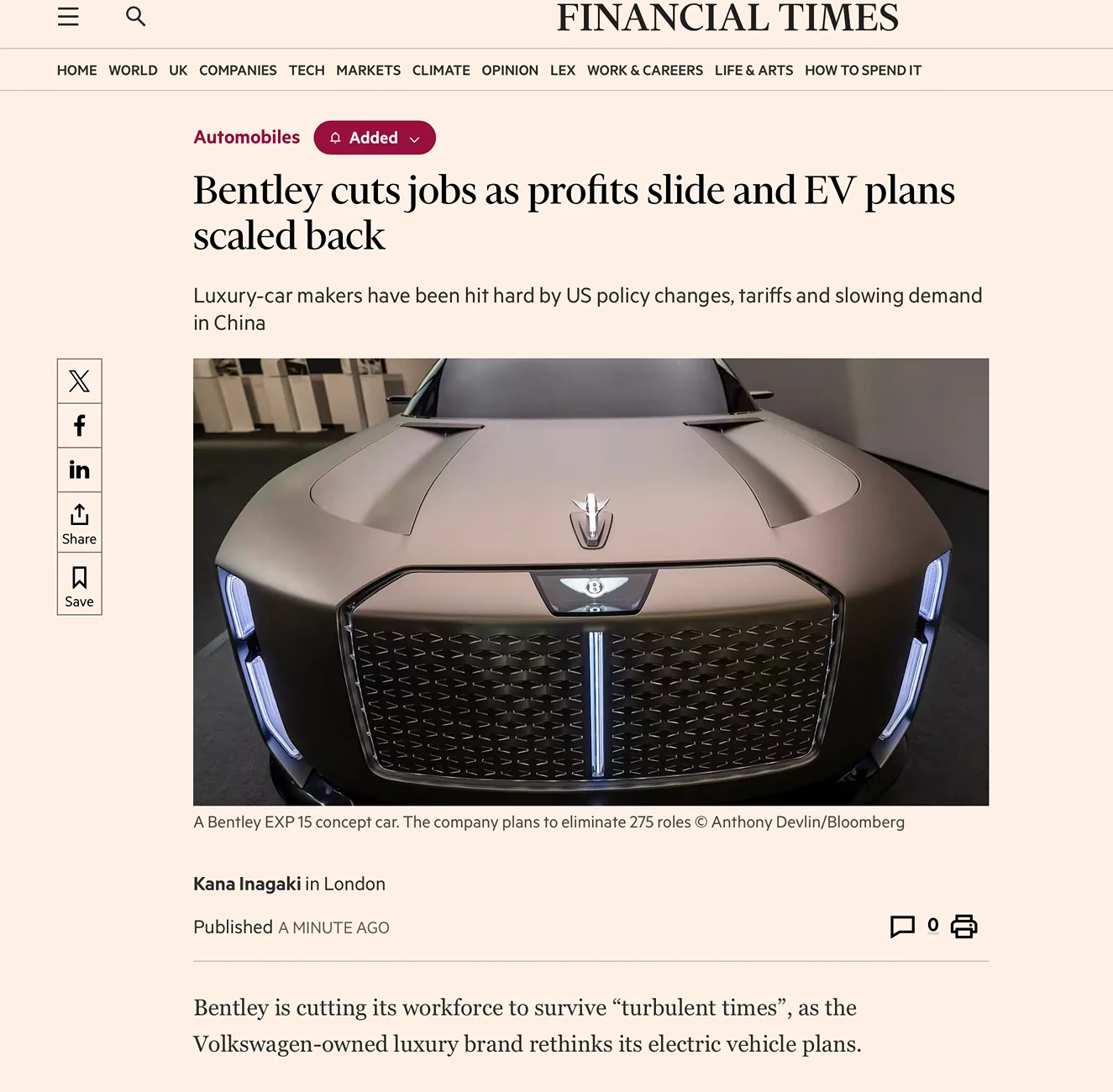 Porsche Taycan [opinion] - hmmm…VW/Audi/Porsche may be in trouble… Screenshot 2026-03-17 at 12.02.12
