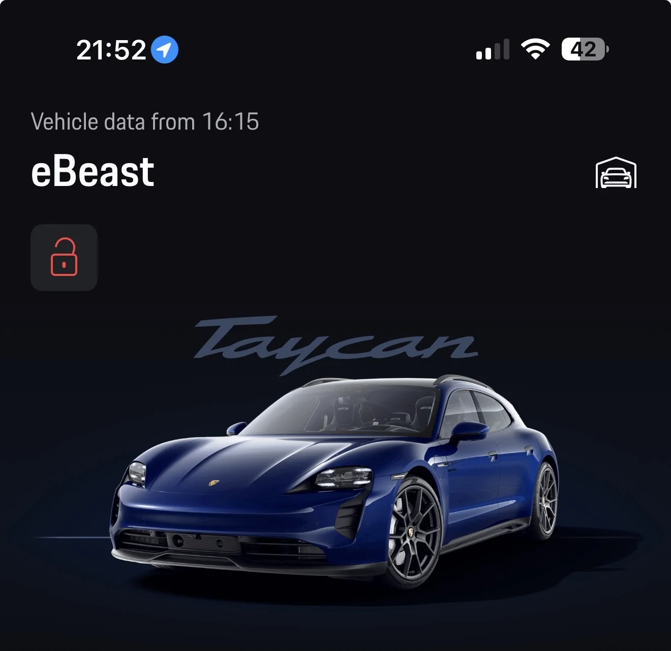 Porsche Taycan Data Connection lost IMG_4264