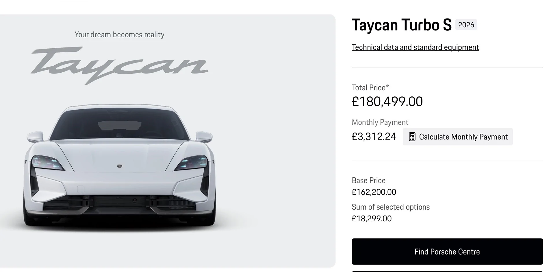 Porsche Taycan How much MORE does the current model year of your Taycan cost? That's SAVINGS! ;) IMG_2611