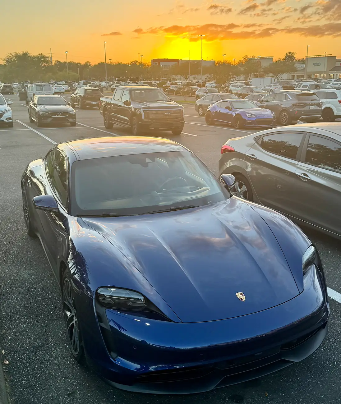 Porsche Taycan 2020 Taycan 4S (CPO) // 1-week; 1,200-mile impressions // This fusion-powered sucker’s electrifying 3 sunset