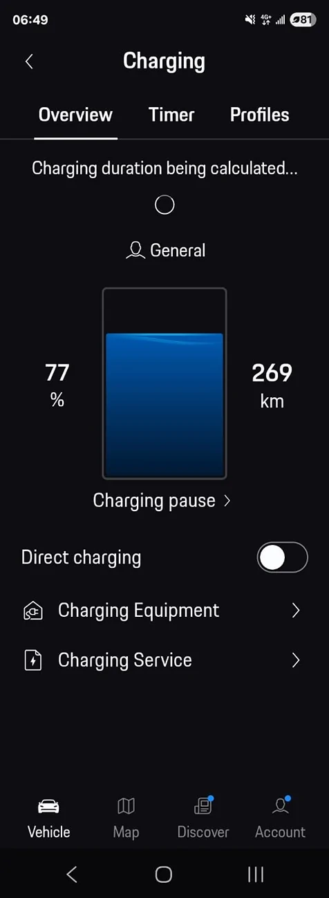 Porsche Taycan Charging Issue on Timer/Profile - Initializing 9acba875-be93-4c7a-b490-d338e53ecd6c