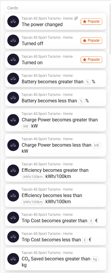 Porsche Taycan Homey - Porsche Connect Plugin - feedback appreciated 1774825934431-mu