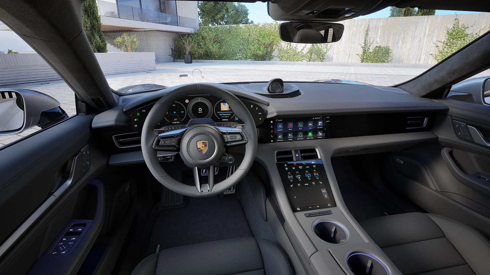 Porsche Taycan GTS Ride Quality with or without Active Ride Taycan 4S Black Edition Smooth Leather