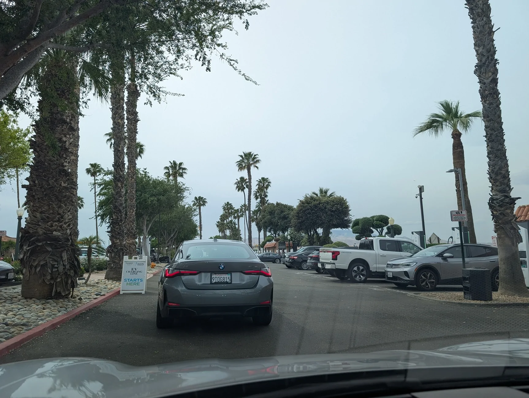 Porsche Taycan SF to Palm Springs PXL_20260330_220756281