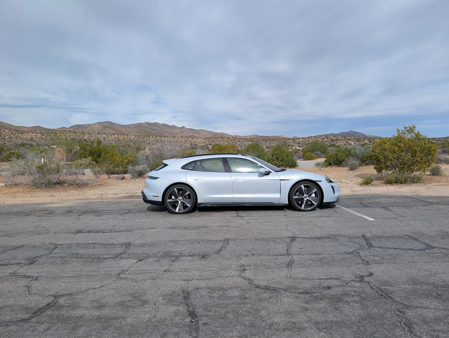 Porsche Taycan SF to Palm Springs PXL_20260402_164434680
