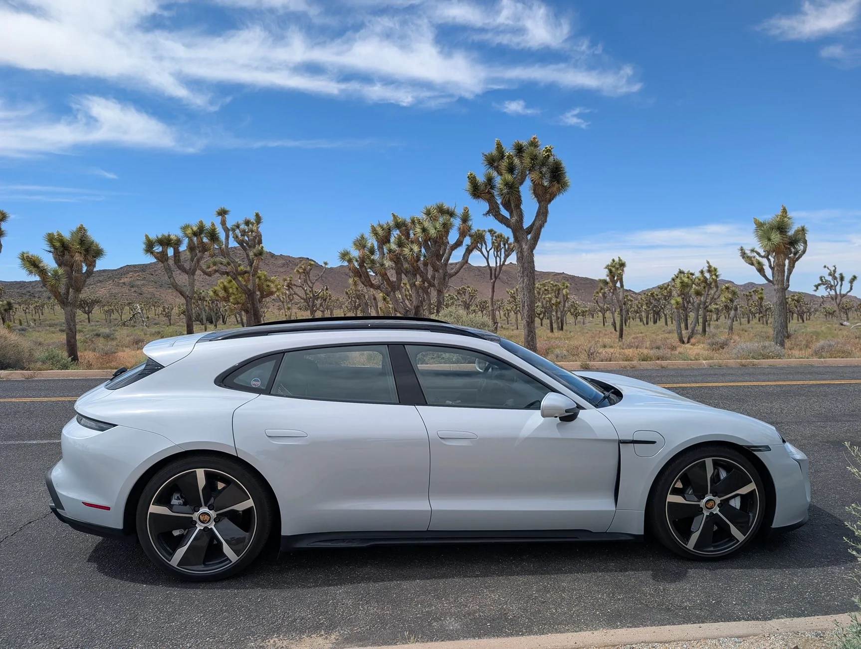 Porsche Taycan SF to Palm Springs PXL_20260402_210241197