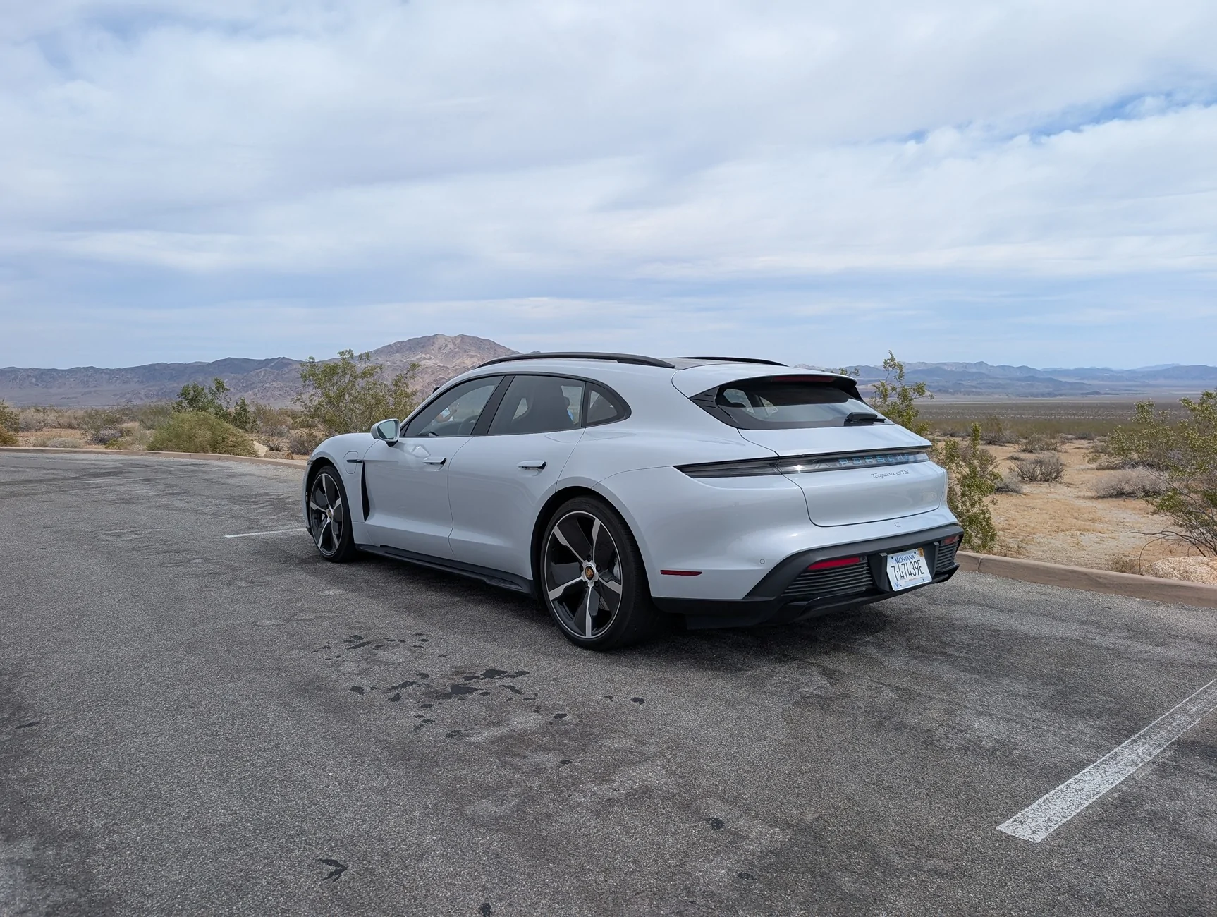 Porsche Taycan SF to Palm Springs PXL_20260402_172241367