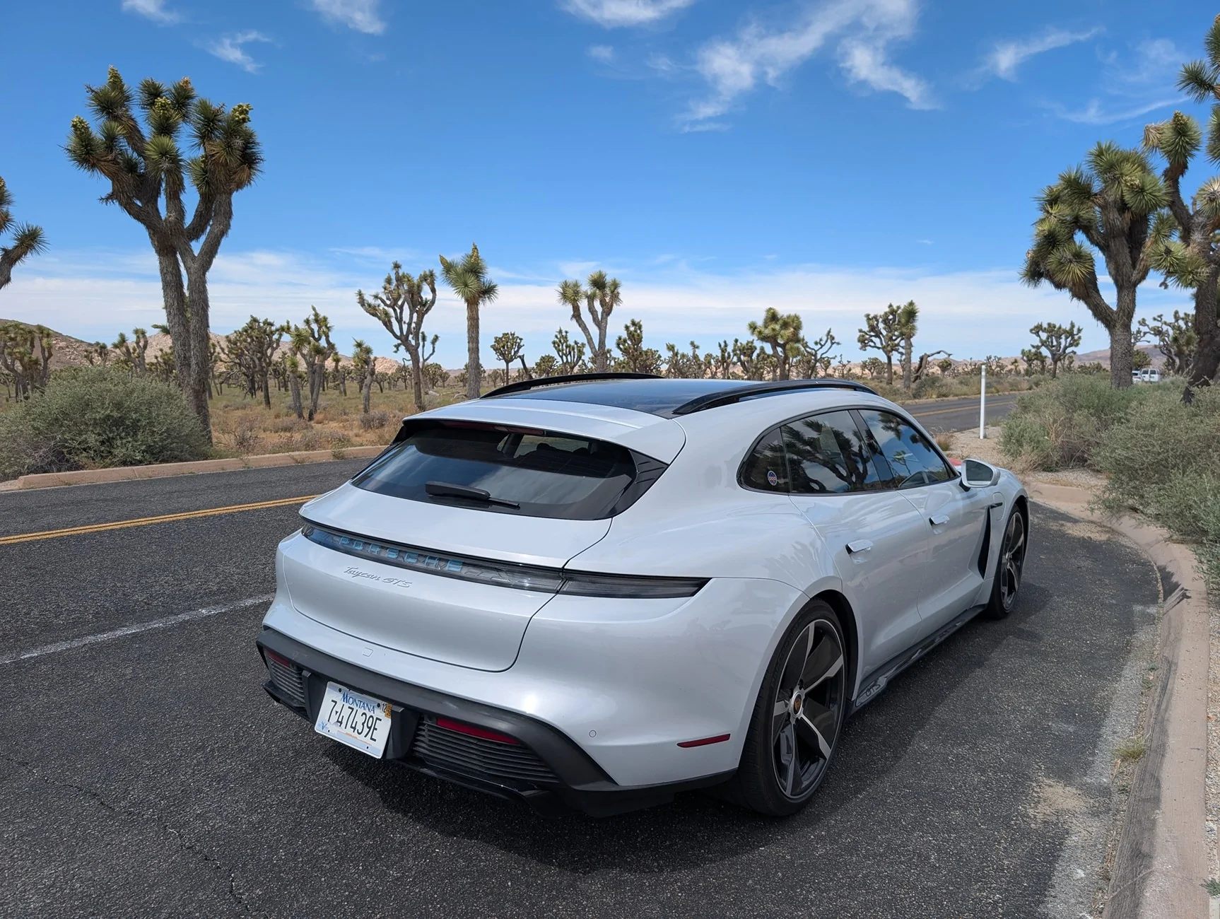 Porsche Taycan SF to Palm Springs PXL_20260402_210600006