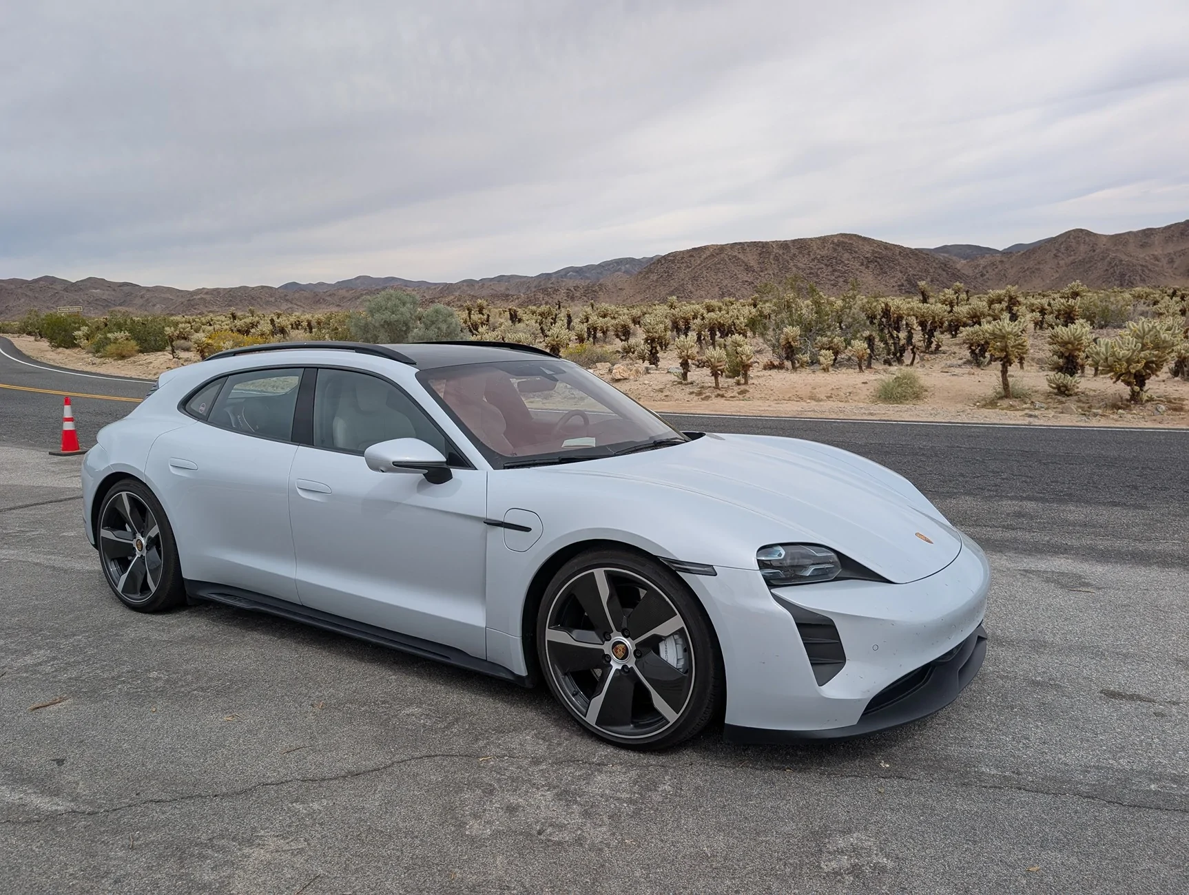 Porsche Taycan SF to Palm Springs PXL_20260402_175234726