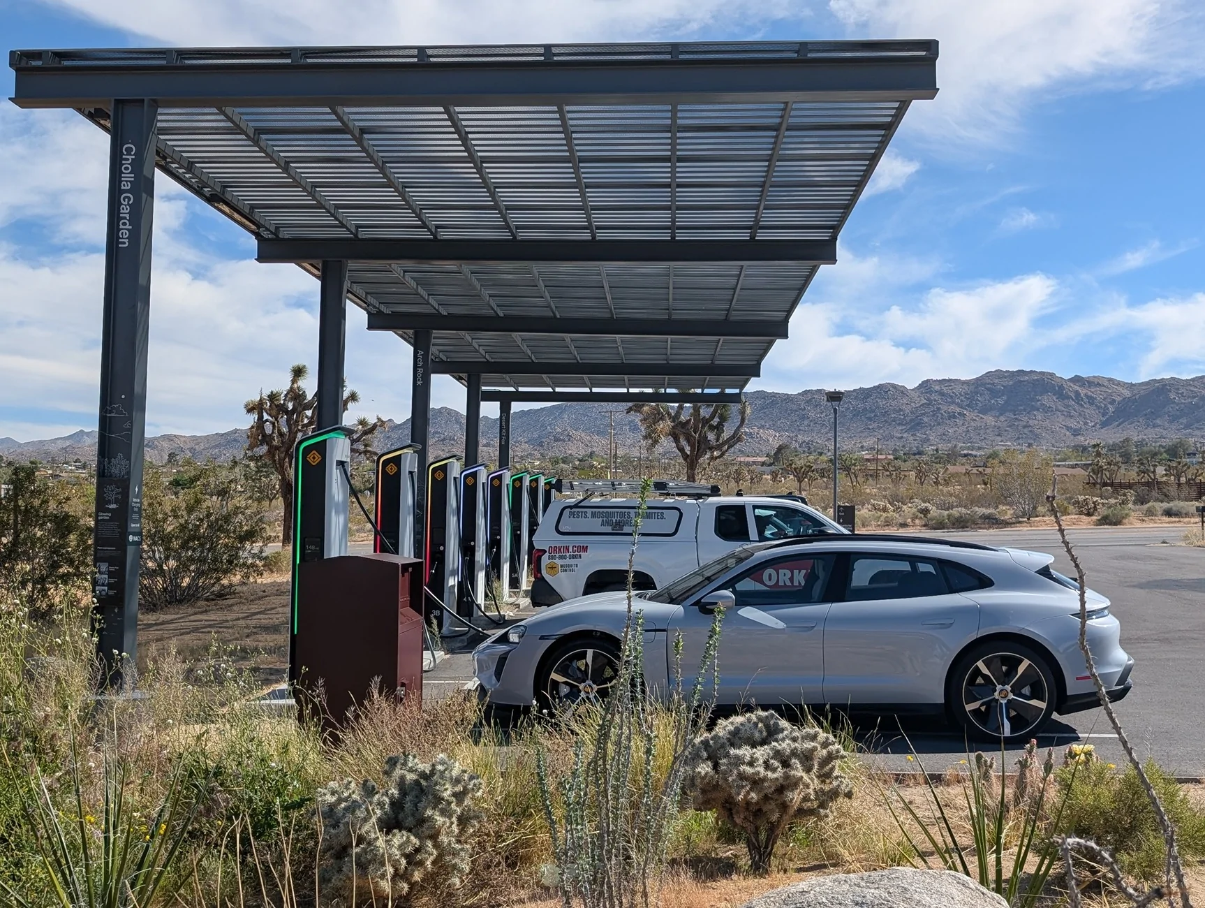 Porsche Taycan SF to Palm Springs PXL_20260402_225201772