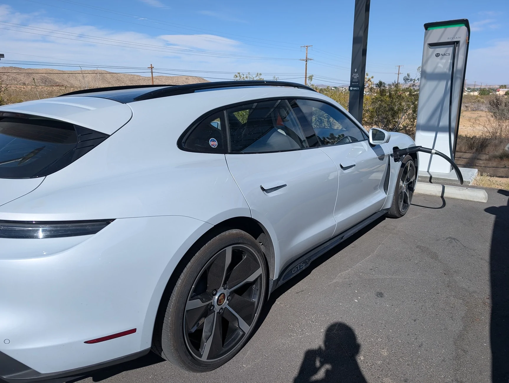 Porsche Taycan SF to Palm Springs PXL_20260402_224847421