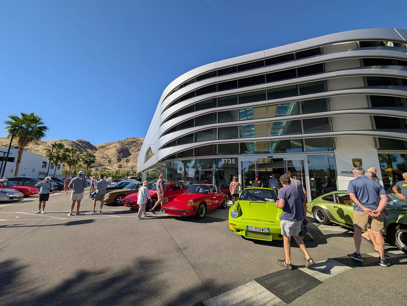 Porsche Taycan SF to Palm Springs PXL_20260404_161313230